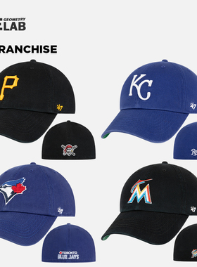 47brand春夏软顶全封帽子刺绣大标棒球帽大头围休闲la鸭舌帽男