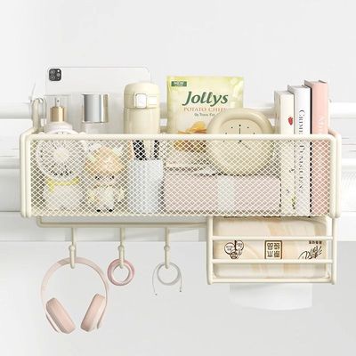 床边挂篮子床头置物架墙上挂架悬挂床上挂钩宿舍神器上铺收纳架子