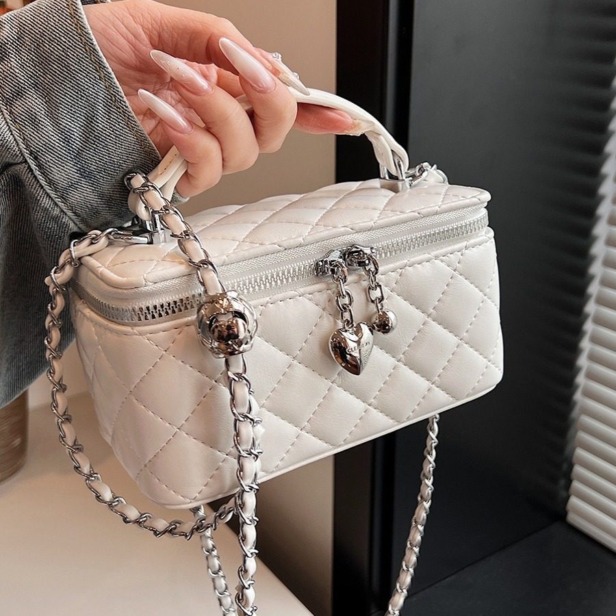 女包高级感手提小箱子包包女新款潮时尚菱格链条盒子包百搭斜挎包,箱包皮具/热销女包/男包,小方包,淘宝优惠券,粉丝福利购,淘宝优惠卷