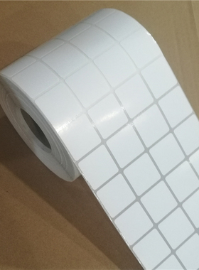 促销条码标签纸25x25铜版不干胶纸BTP2100E 2200E 2300E C168 G2108 G3106 G2000 GK888T GT820打印贴纸