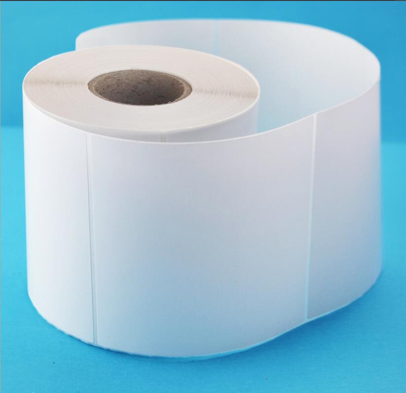 热卖铜版不干胶纸100X120条码纸G500 TSC247 TSC244 ZT210 ZT411 511 230 410 420 ZM400 ZM600标签打印纸