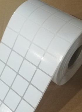 热卖G500U铜版不干胶标签纸20x20贴纸BTP2100 2200 2300E L42 L210 ZD888T CR 421T TSC244 TE244 344打印纸