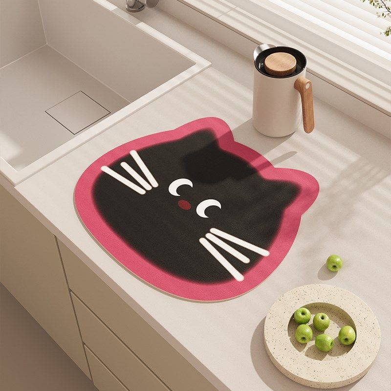 厨房台面垫硅藻泥吸水垫洗手台卫生间厨具隔热碗盘杯子免洗干燥垫,居家布艺,厨房地垫,淘宝优惠券,粉丝福利购,淘宝优惠卷