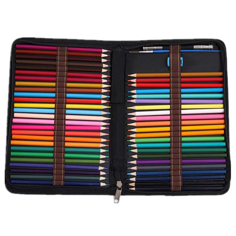 折叠包彩铅小学生画画专用48色油性水溶性彩色铅笔24色手绘涂色笔,文具电教/文化用品/商务用品,彩铅,淘宝优惠券,粉丝福利购,淘宝优惠卷