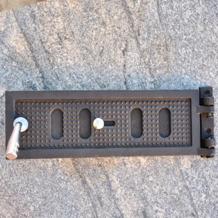 新款壁炉炉窑柴火炉藏式火炉柴火灶风门可调节进风铸铁防烫风门