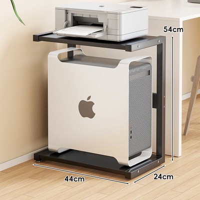 台式电脑主机托架家用办公室落地双层置物架整理机箱托盘底座收纳