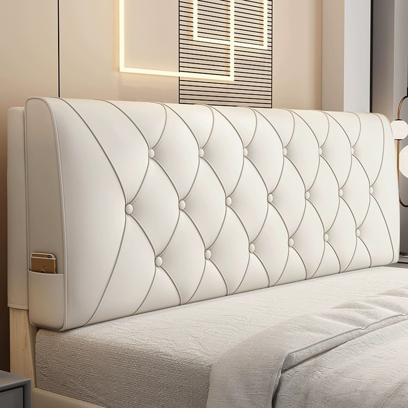 床头靠垫榻榻米无床头板软包床上靠枕实木床大靠背垫床上靠垫轻奢