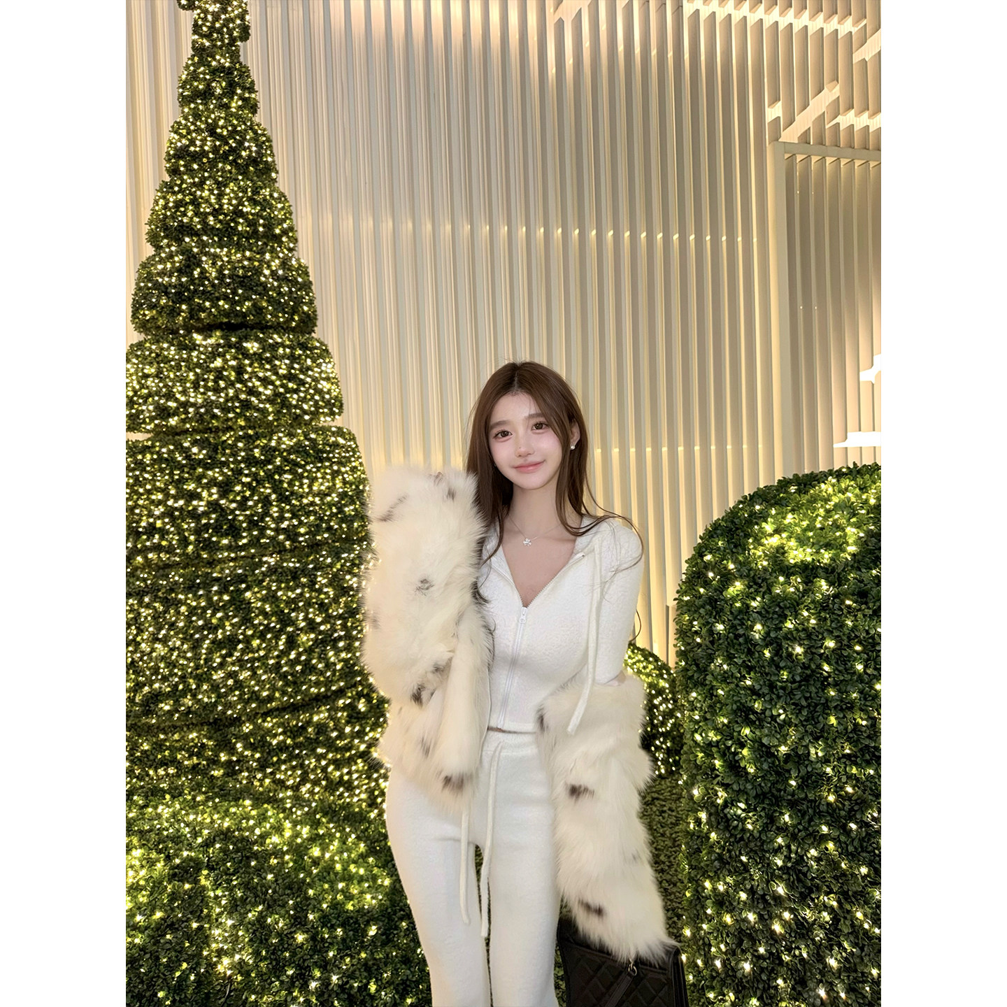 若语定制 韩女套装 纯欲气质420g环保貂绒连帽上衣裤子两件套冬季,女装/女士精品,时尚套装,淘宝优惠券,粉丝福利购,淘宝优惠卷