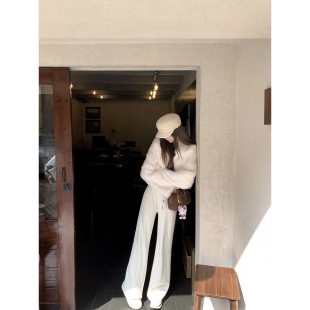 入冬续命神裤 冬季 内里仿貂毛针织裤 长裤 高腰气质休闲裤 若语定制