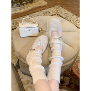 23浣熊绒感气质秋冬搭配袜子 20绵羊毛 若语定制 咩咩堆堆袜