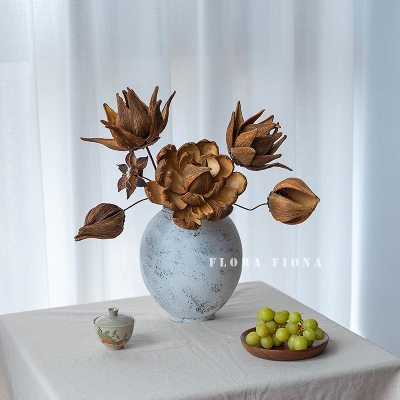 天然果壳手作干花软装搭配装饰