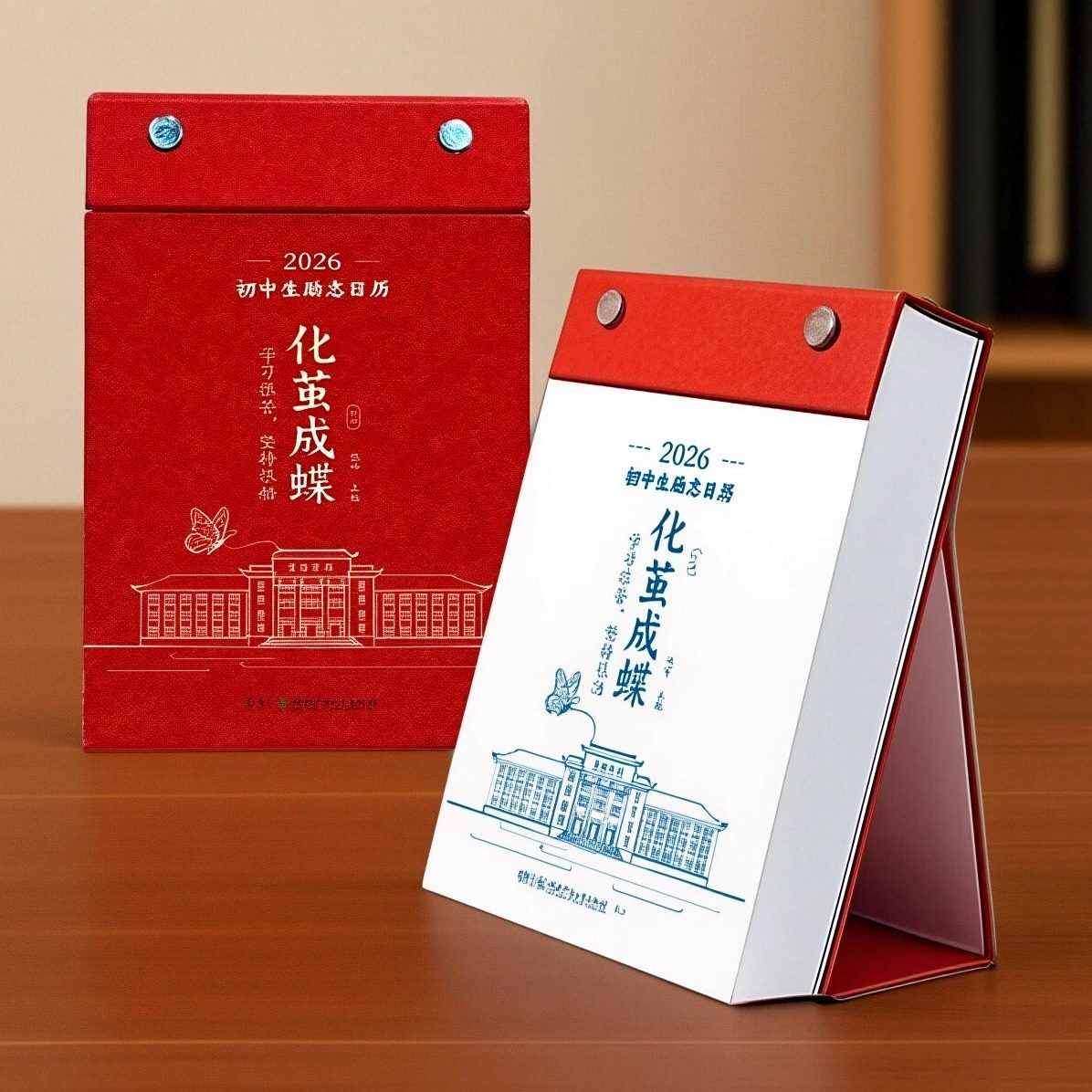 化茧成蝶2026年初中高中励志金句语文英语知识点鱼跃龙门日历马年