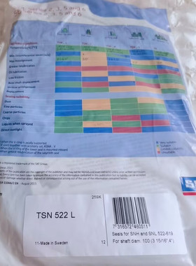 SKF油封 TSN522L 用于SNL轴承座 尺寸外径155 轴径100 宽度24mm