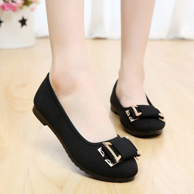 春秋新款老北京布鞋女单鞋平底休闲鞋豆豆鞋女舒适防滑软底妈妈鞋,女鞋,传统布鞋,淘宝优惠券,粉丝福利购,淘宝优惠卷