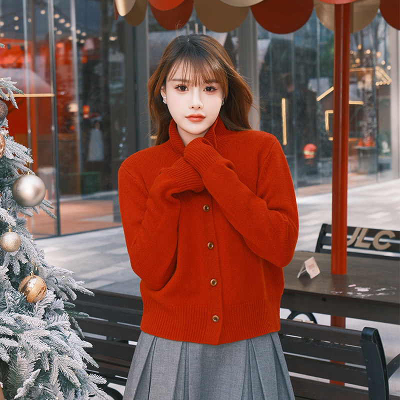 NOWSHOW朗香25冬季新品3色半高领全羊毛开衫254071,女装/女士精品,毛衣,淘宝优惠券,粉丝福利购,淘宝优惠卷