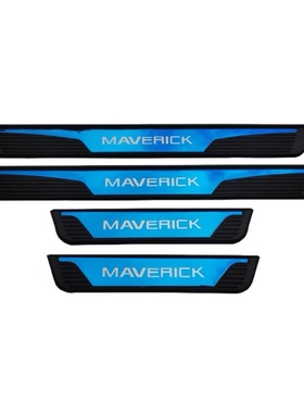 适用于福特MAVERICK门槛条迎宾踏板改装配件后护板防护装饰条