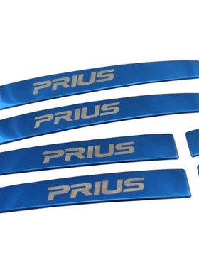 WISH普锐斯PRIUS 30系半包拉手门把手蓝色不锈钢黑色改装车身扣手