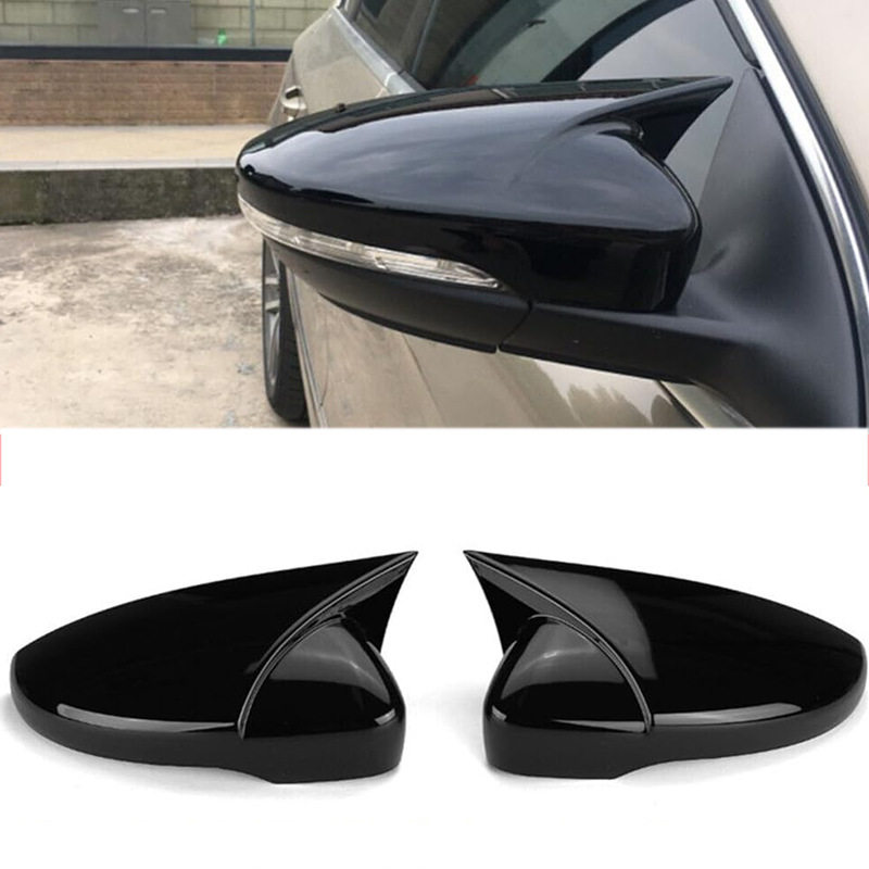 大众CC速腾帕萨特宝来尚酷迈腾甲壳虫改装牛角后视镜碳纤维装饰