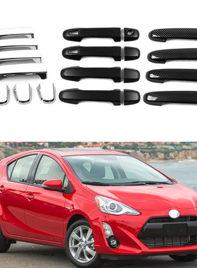 适用于 12-19款丰田普锐斯Prius C NHP10 门碗拉手车门把手用品