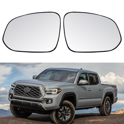 适用于16-23款丰田塔科马Tacoma 倒车镜片替换左右后视镜片外饰