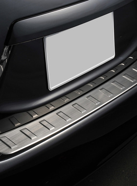 适用于09-17款丰田AQUA PRIUS C后护板不锈钢后杠饰条改装饰用品