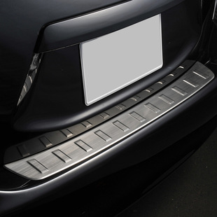 PRIUS 適用于09 豐田AQUA C后護(hù)板不銹鋼后杠飾條改裝 17款 飾用品
