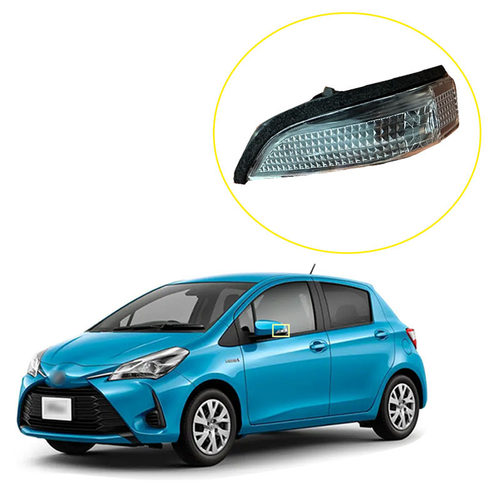 适用于11-20款丰田YARIS  VITZ后视镜转向灯罩反光镜灯罩国外版