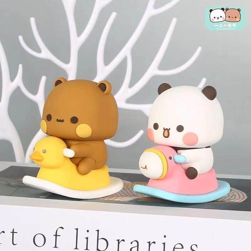 一二玩偶布布桌面小摆件汽车创意中控台车载装饰学生版情侣摇摇马