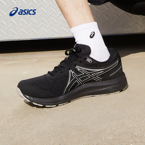 黑色男跑鞋Asics/亚瑟士