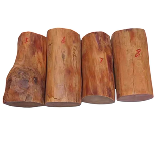 印尼血龙木木料原木块沉水透光木材红木佛珠料手串手把件木雕摆件