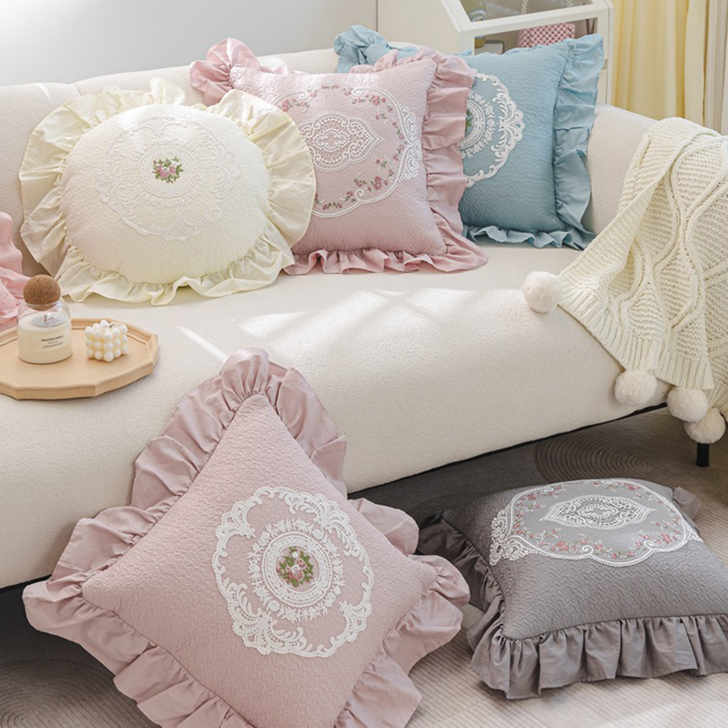 四季通用沙发抱枕靠枕套可拆洗