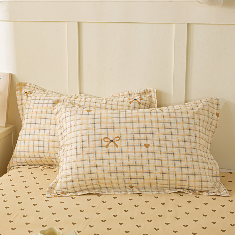 100%全棉枕套成人48x74cm纯棉枕头套一对装家用儿童枕头皮枕芯套,床上用品,枕套,淘宝优惠券,粉丝福利购,淘宝优惠卷