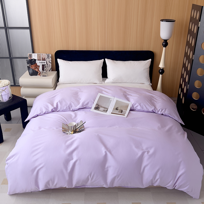 高支高密新疆长绒棉被套100%全棉