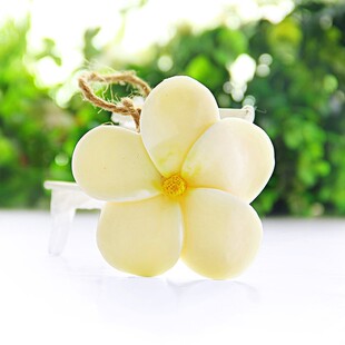 挂绳手工皂白色鸡蛋花手工香皂洁面皂儿童水果玉兰花卡通皂创意皂