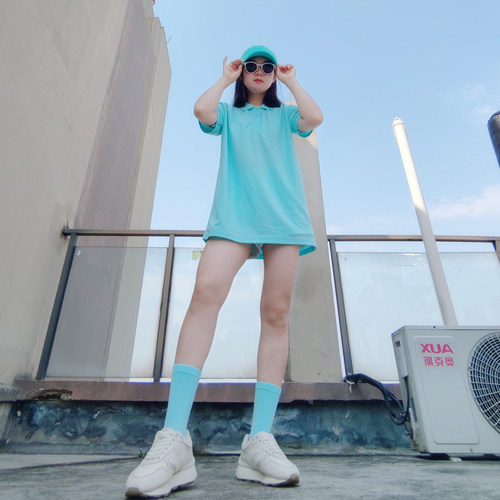 速干透气polo衫夏季闺蜜姐妹装