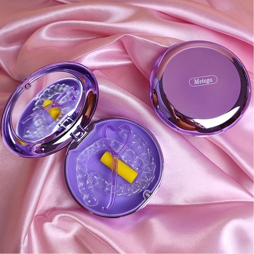 磁吸牙套盒带镜子送咬胶摘取器