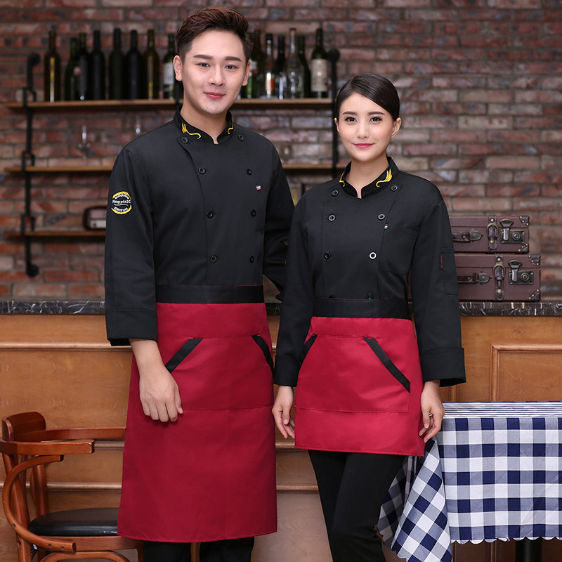 厨师服男女短袖夏季餐厅饭店 烘焙蛋糕店 烧烤工作服透气薄款上衣