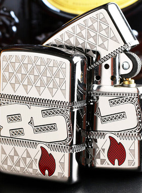 正品zippo打火机85周年珍藏版纪念款几何图之宝正版煤油防风29438