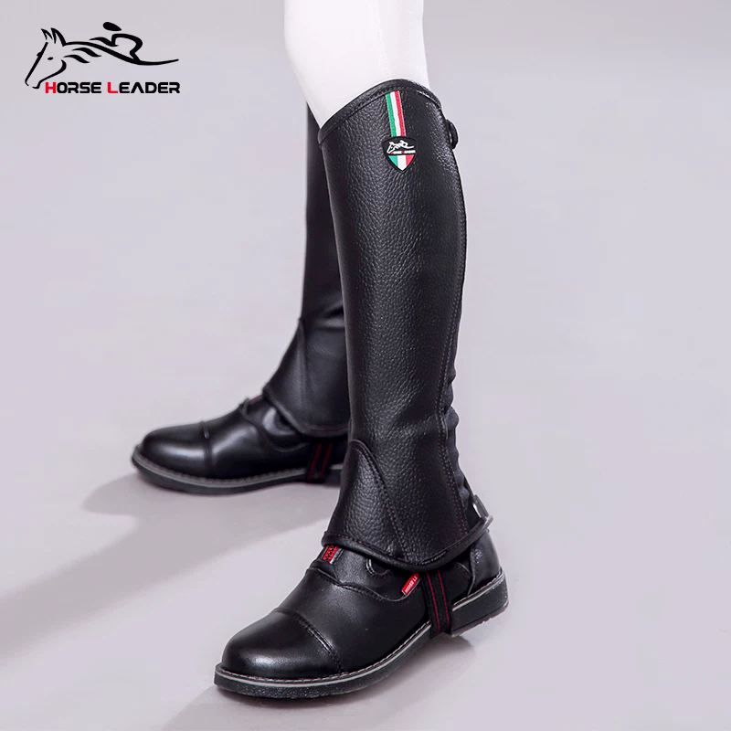 四季款专业马术护腿男女马术装备儿童骑马防护恰卜斯成人骑士护具