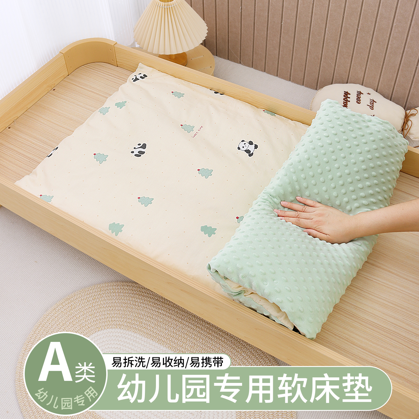 儿童幼儿园午睡专用床垫褥子纯棉