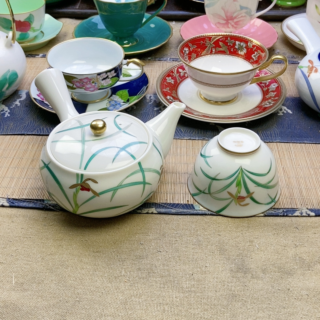 超稀有!高品!香兰社绿叶金兰 一壶五杯