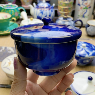 微牛毛痕 深川水波纹盖碗 超级福利 高品