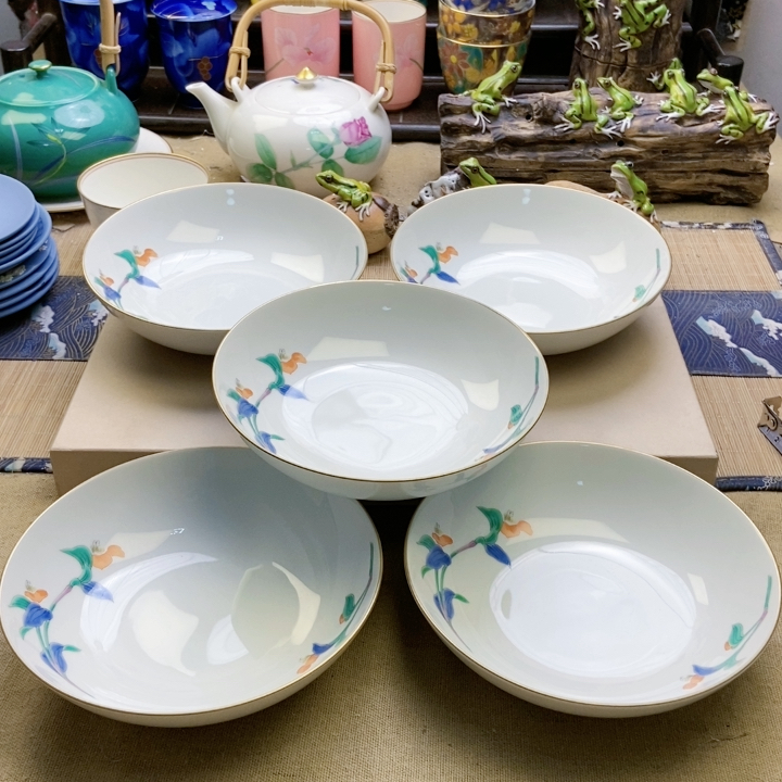 大漏！稀有款！深川面碗 中型钵 直径16 带盒 孤品