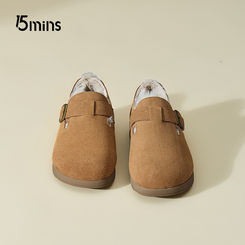 15分钟美拉德风复古保暖勃肯鞋