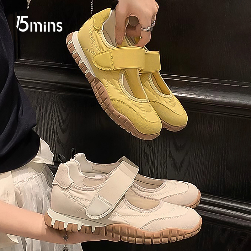 15mins魔术贴休闲运动鞋玛丽珍鞋