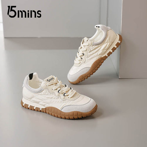 15mins复古德训鞋女2025新款
