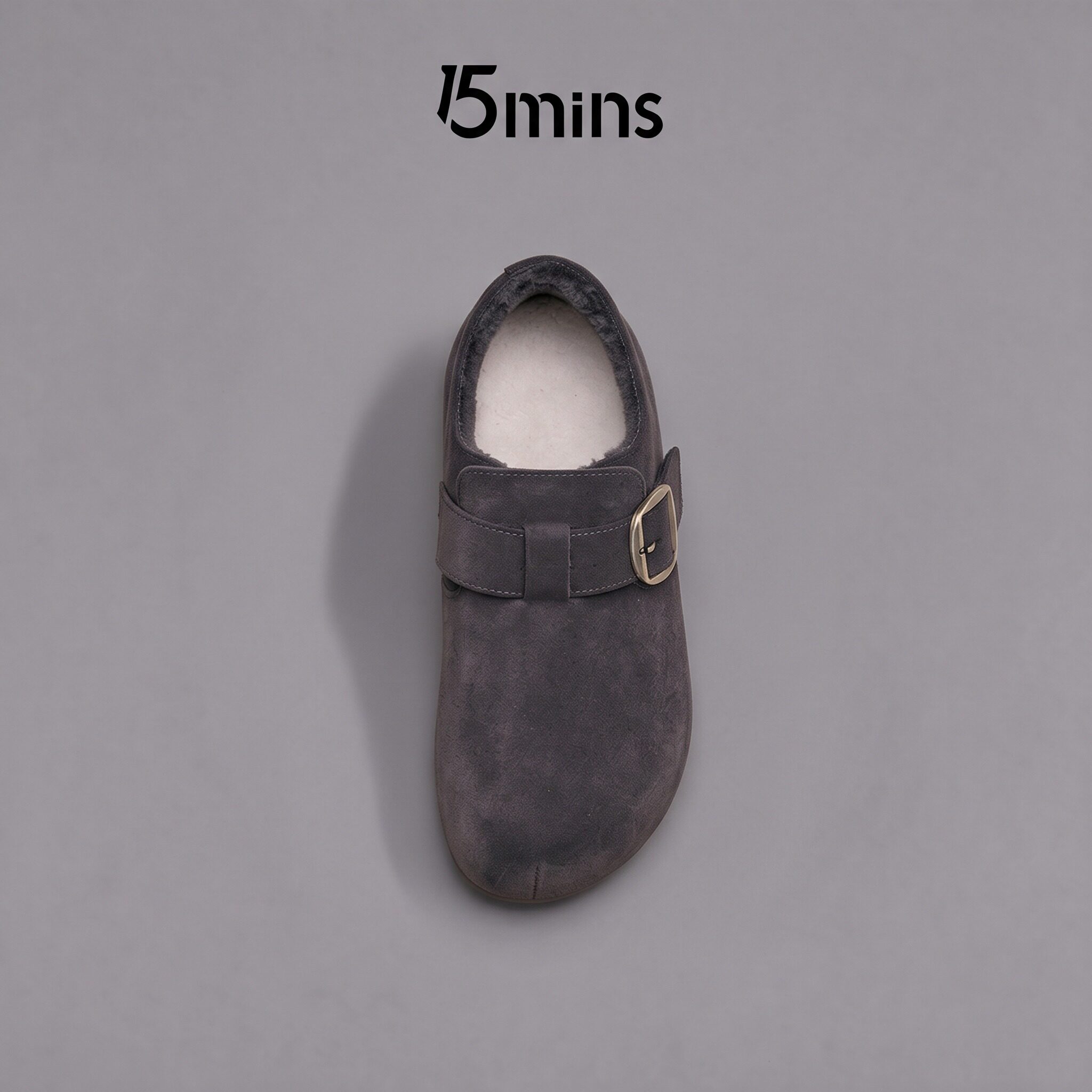 15mins官方旗舰店加绒保暖女鞋