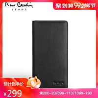 Ví nam Pierre Cardin đích thực phần dài bằng da mềm lớp da ví trên cùng ví nam thanh niên ví nam - Ví tiền ví nam cầm tay