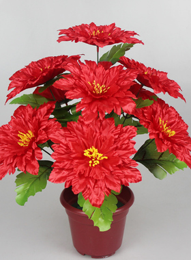 仿真花9头剑兰花束塑料花园艺