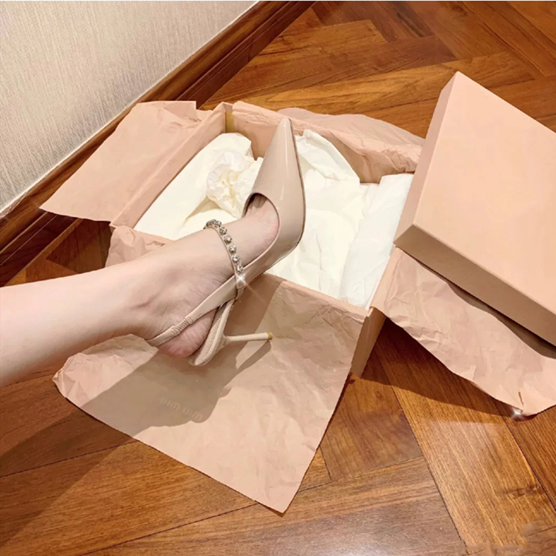 尖头水钻漆皮仙女风凉鞋高跟鞋